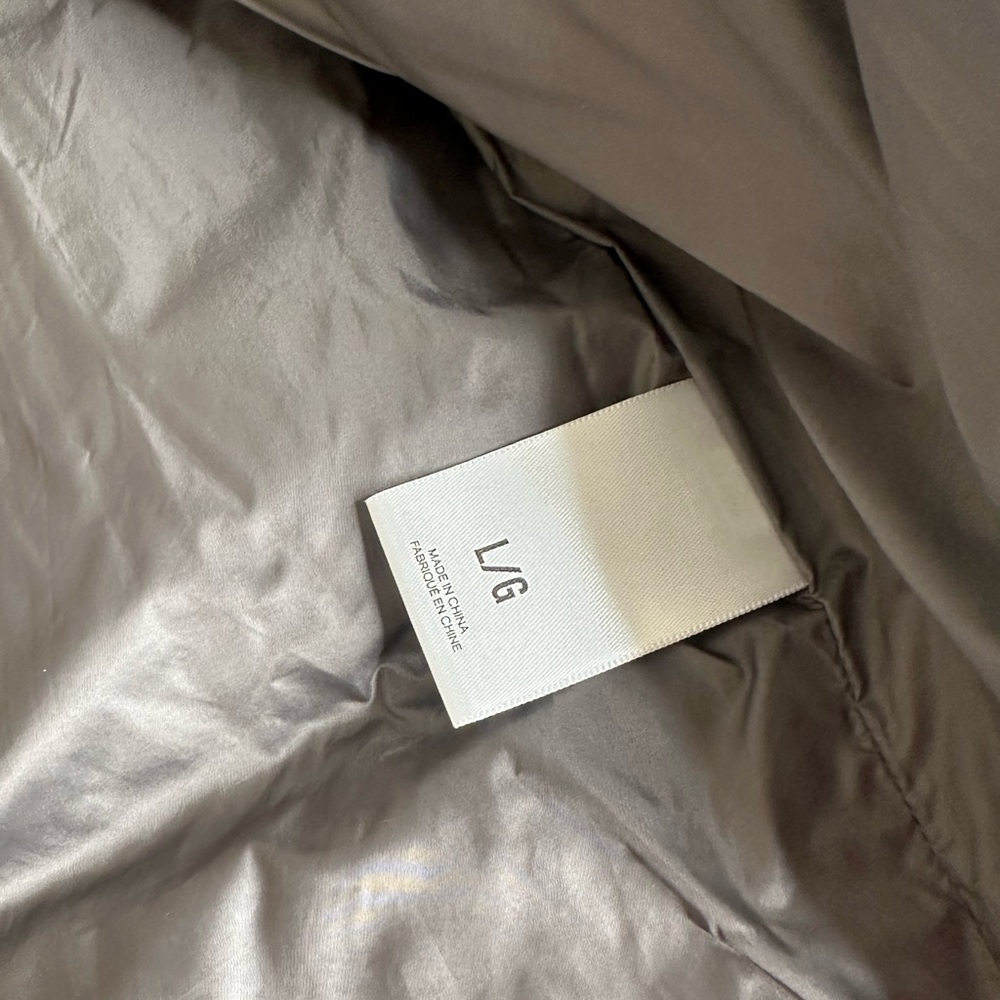 Express Yellow Down puffer jacket size Large - image 10